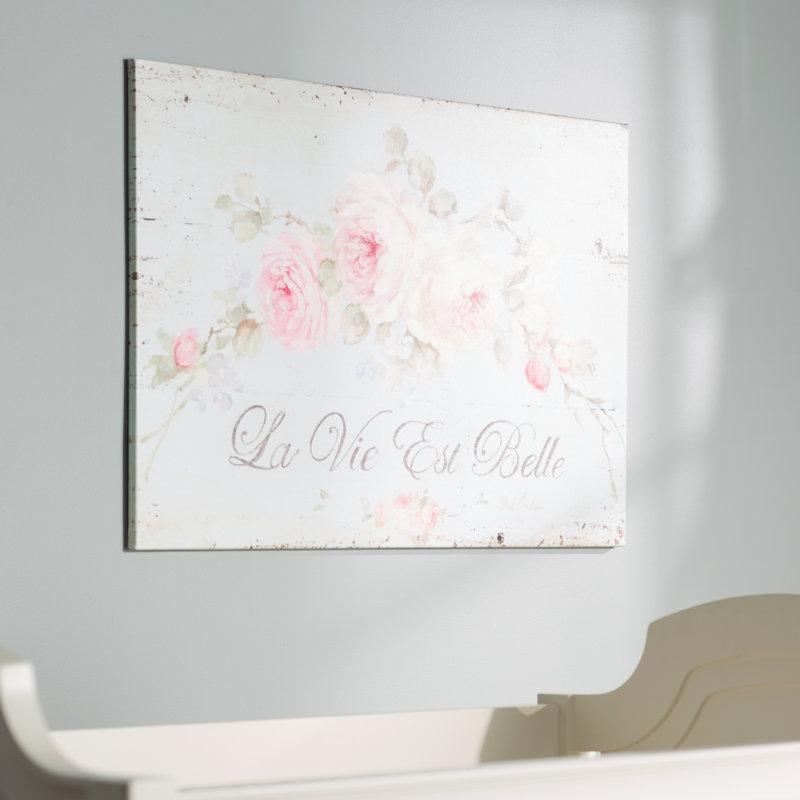 «Life Is Beautiful» par Debi Coules - impression sur papier, Toile, H 26 po x l 40 po x p 1,5 po