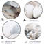 Nadeau - Décoration murale ronde en métal à motif floral-109694291