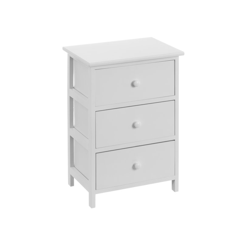 Antoniette 3 Drawer Bedside Table