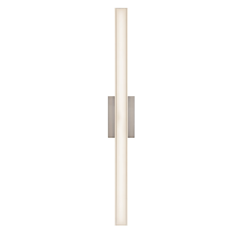 Garland 36-in Black dimmable LED Wall Sconce, Nickel