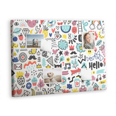 Riggins Magnetic Cork Corkboard / Bulletin Board Bulletin Board