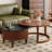 Round Nesting Coffee Table With Drawer