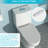 One Piece Ceramic Bathroom Toilet - Siphon Flushing, Hygienic Flush Modern Dual Flush, Stylish And Functional