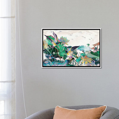 «Cowherd and Weaver» par Sija Hong, reproduction d'art sur toile encadrée