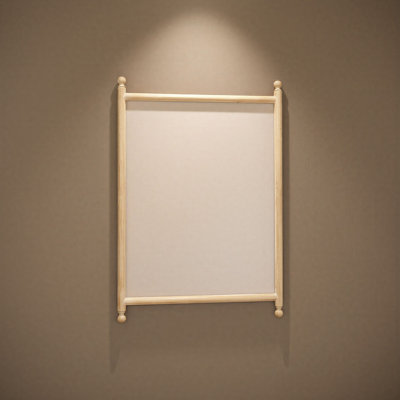 Wood Framed Wall Mirror