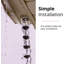 Tequesta Weather Resistant Metal Abstract Rain Chain
