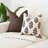 Brown Block Print Pillow Covers