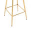 Ensemble de 26 tabourets de bar 26 po avec repose-pieds chromé et tabouret de bar simple Golden Leg-2004820903