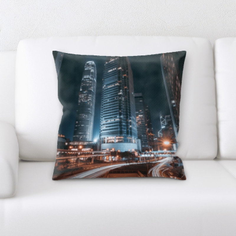 Microsuede Throw Pillow