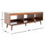Banc de rangement en bois avec tablettes-1927061989
