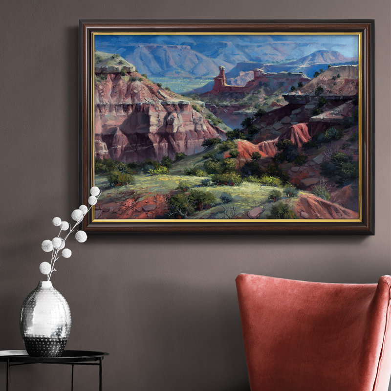 Toile encadrée classique de qualité supérieure Palo Duro - prête à être accrochée, H 18 po x l 27 po x P 1 po
