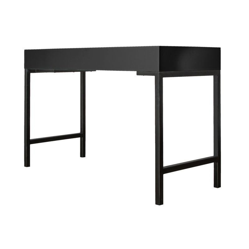 Maple Writing Desk, Black