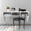 Bureau d'ordinateur mural avec tablettes de rangement-72519144