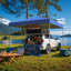 10 Ft. W x 10 Ft. D Metal Patio Gazebo, Pop up Canopy-130153880