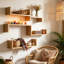 Solid Wood Floating Shelf