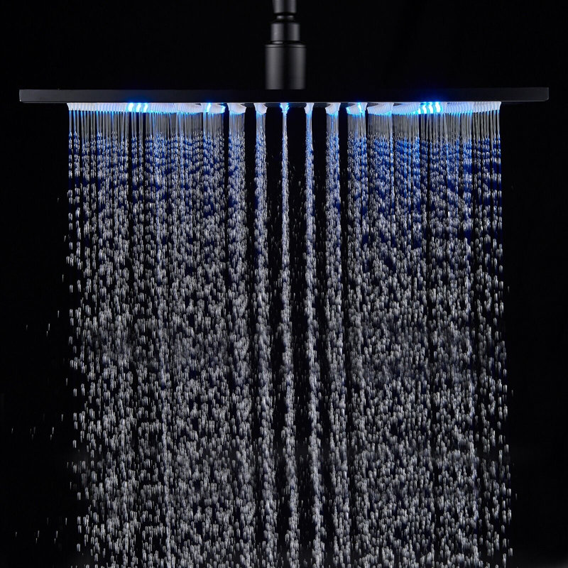 Rain Fixed Shower Head 2.5 GPM GPM