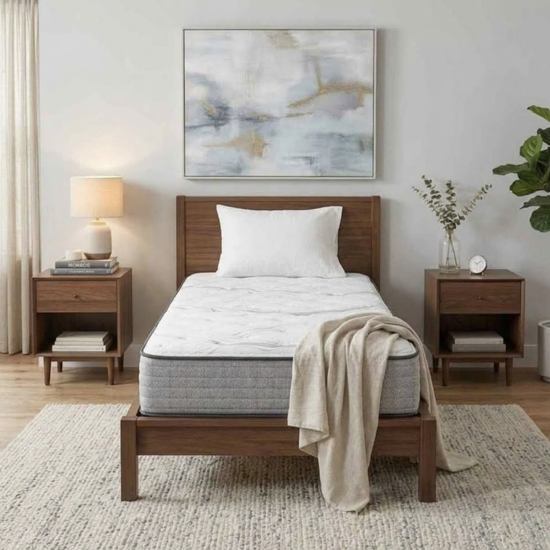 Matelas hybride ferme Sleep de Wayfair ™ 10 "/ 12" / 14 ", Très grand lit, 14", Solid