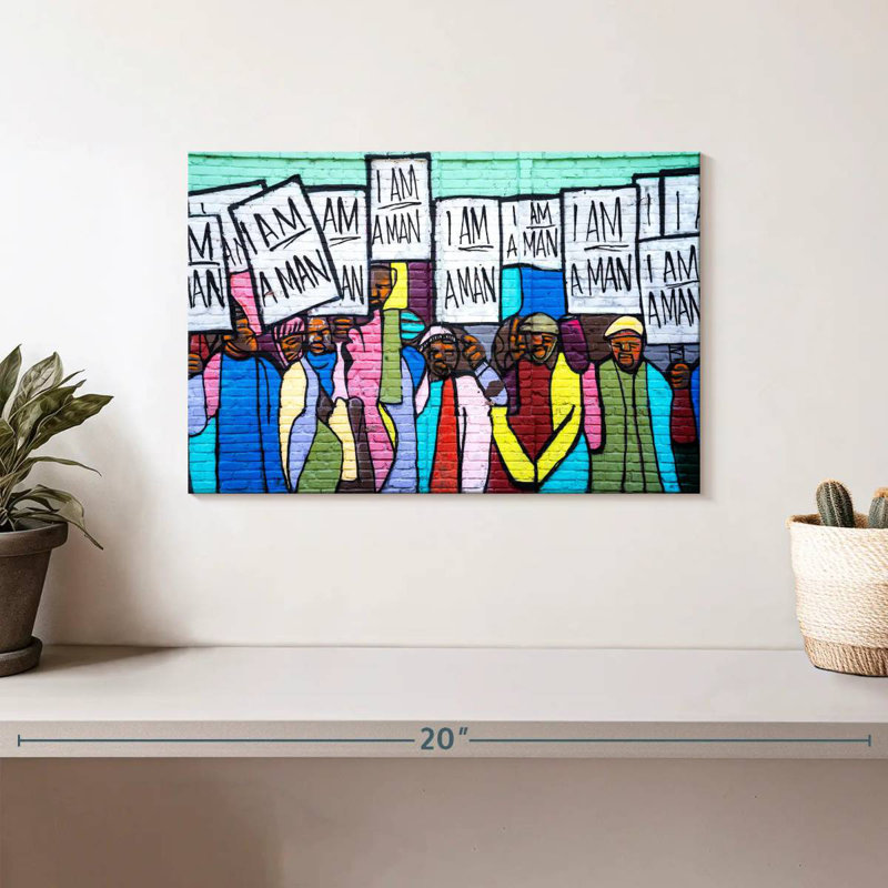 I Am A Man, 8" H x 12" W