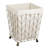 Fabric Rolling Laundry Hamper with Handles