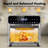 1500-Watt 4-Slice 13 Quart 12-In-1 Stainless Steel Convection Toaster Oven With Frying Basket And Baking Tray