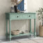 Console de style traditionnel avec deux tiroirs et une tablette inférieure-654378534