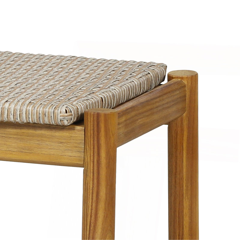 3 Seater Bench, Light Gray