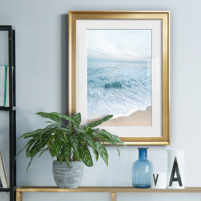 Tranquil Ocean I par Natalie Carpentieri - reproduction de photo sur papier encadrée
