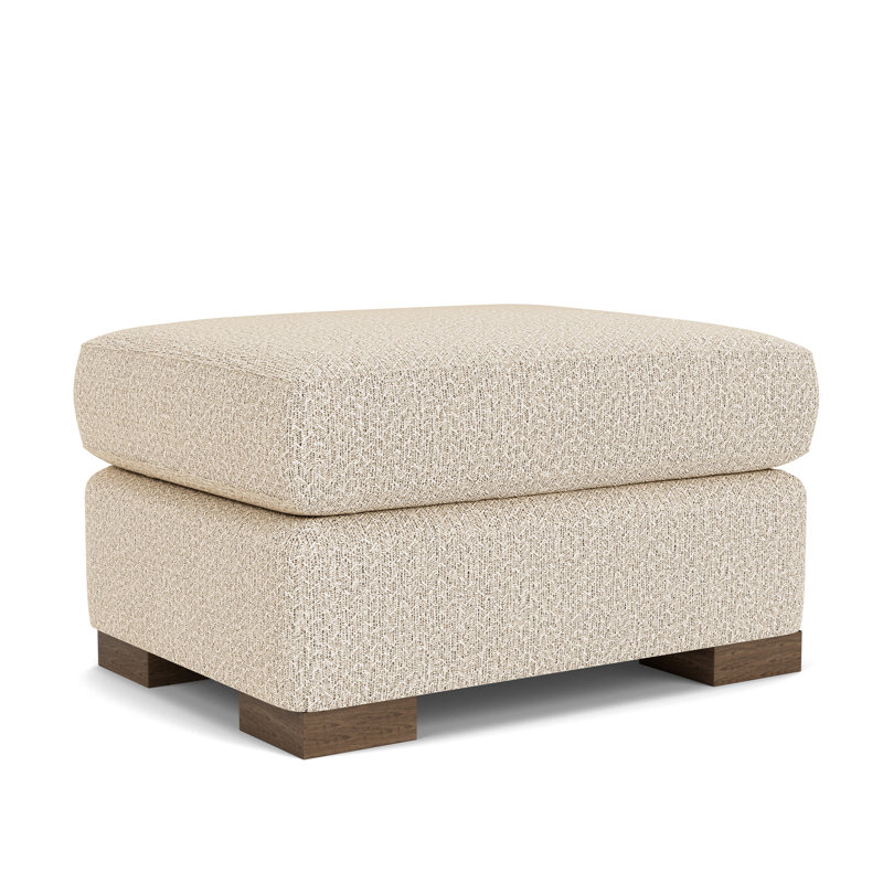 Repose-pieds carré standard de 31 po de largeur, Polypropylène / oléfine crème