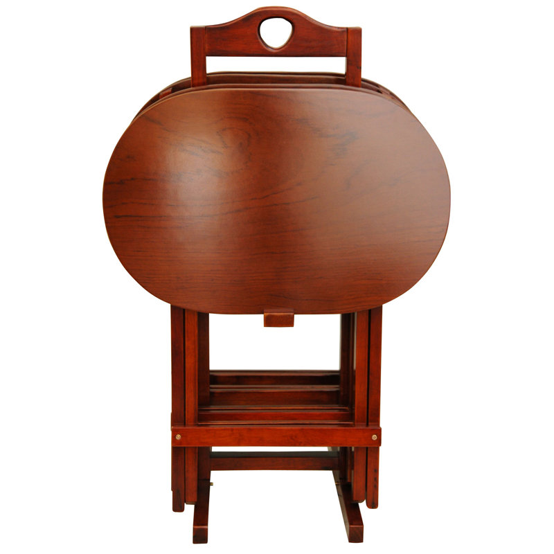 Dianah Tray Table Set, Honey
