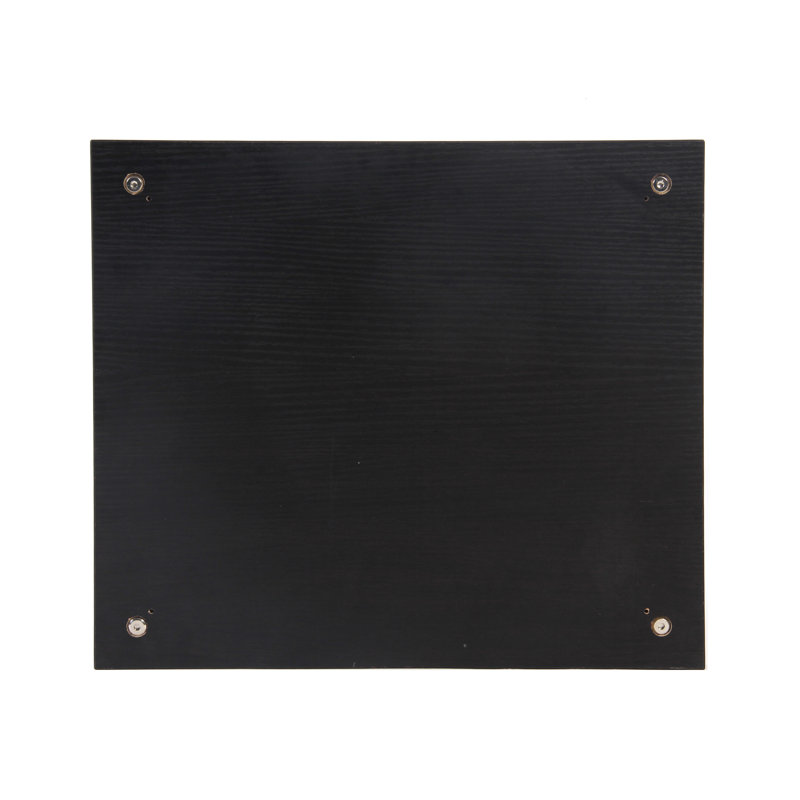 Armoire en verre noir avec une porte et 4 tablettes - Option de rangement polyvalente, une vitrine élégante à 4 tablettes