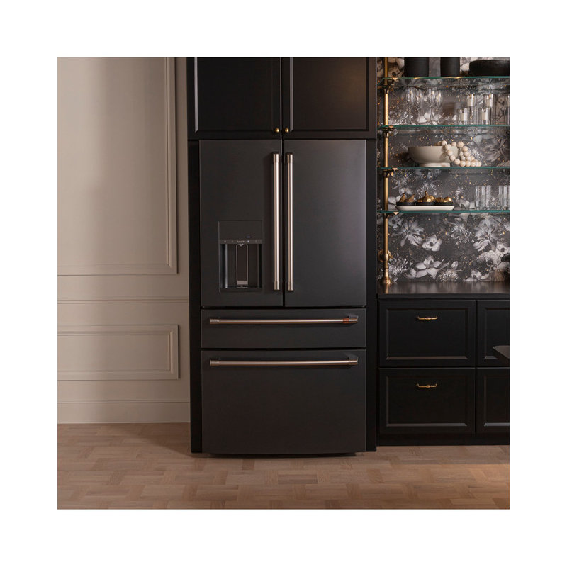 Café 36" French Door 27.8 cu. ft. Refrigerator, Matte Black