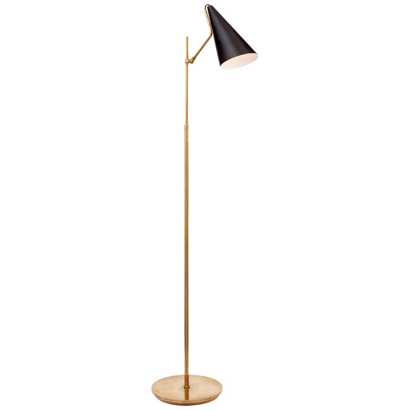 AERIN Clemente Floor Lamp, Black