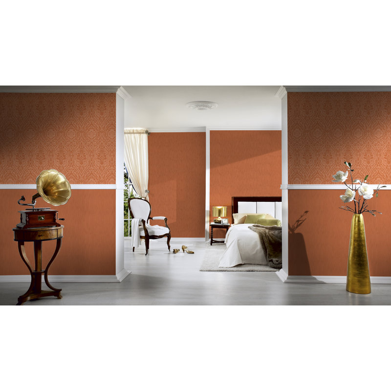 Woods 10.05m x 53cm Wallpaper, Orange