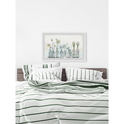White Petaled Flowers - Single Picture Frame Painting