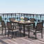 Rectangular 7 - Piece 6 - People 85Cm L Outdoor Table Set-1948417074