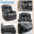 Courtois Faux Leather Recliner with Heat and Massage, Lift Function, Dual Motors, and USB Ports.-98804805