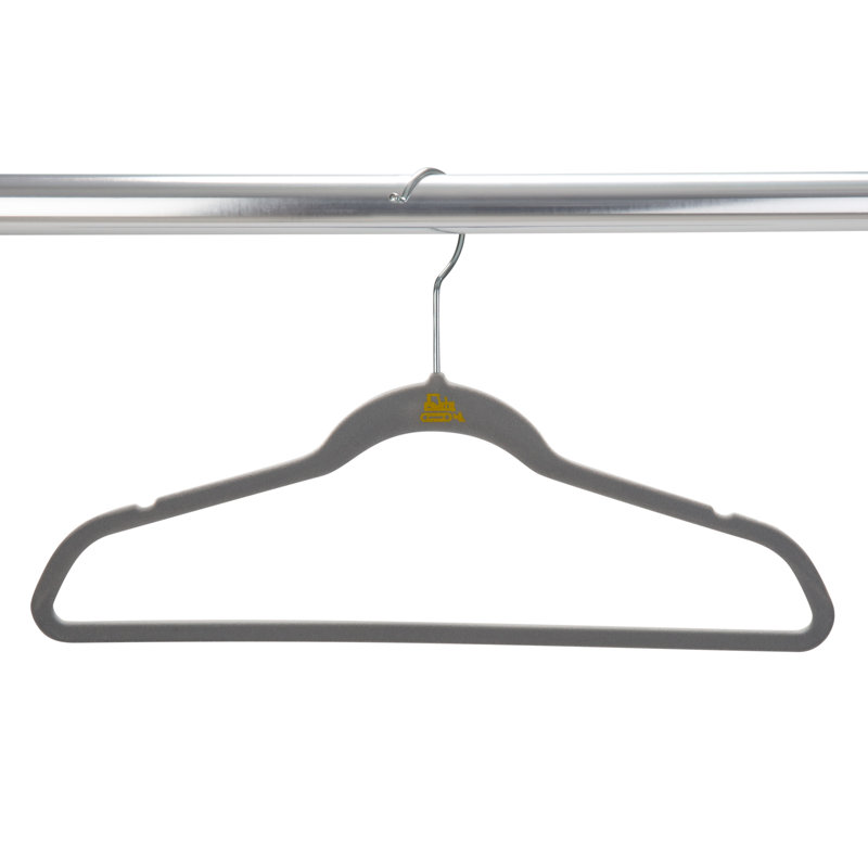 Cintre en plastique antidérapant pour enfant / robe / chandail Timothy, Gris clair, 25
