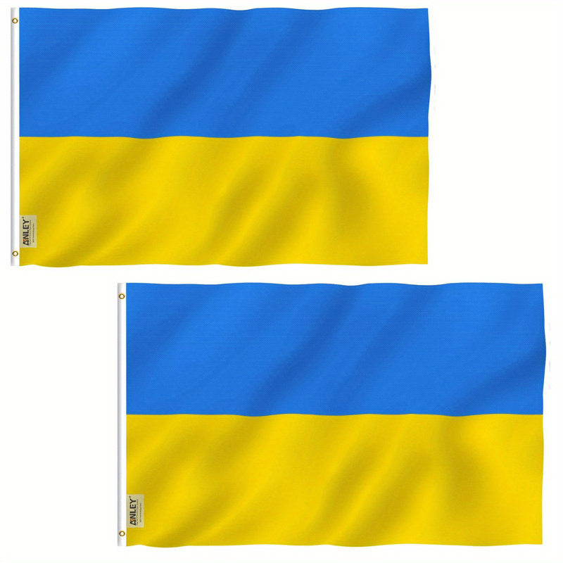Drapeau de l'Ukraine 3 x 5 pi Fly Flyeze