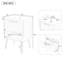 Meuble-lavabo simple 24 po avec comptoir en céramique 24 po