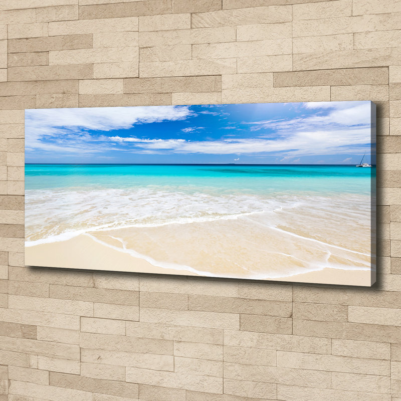 Tropical Beach - Wrapped Canvas Print