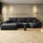 Boneless Cloud Sectional Couch With L-Shape Chaise,Modern Modular Sofa With Deep Seat, Upholstered Couches For Living Room Bedroom,No Assembly Required-162846729-162846730-162846773