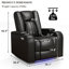 Fauteuil inclinable électrique de 38 po avec compartiment pour accoudoirs, USB et type C (ensemble de 10)