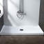 60" x 30" D Single Threshold Shower Panel Base with Drain Assembly and Drain Cover Included, Non-Slip-65273732-65134712