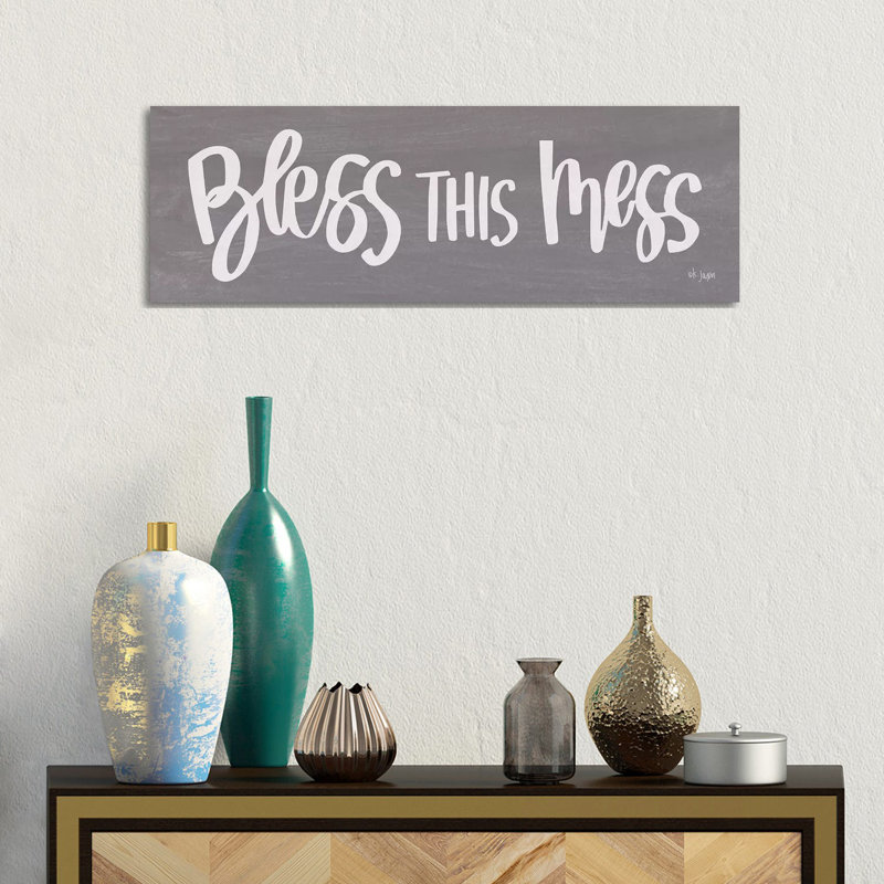 Bless This Mess by Jaxn Blvd. - Wrapped Canvas Panoramic Gallery-Wrapped Canvas Giclée