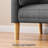 Modern 3-Person Upholstered Square Arm Sofa for Bedroom or Living Room