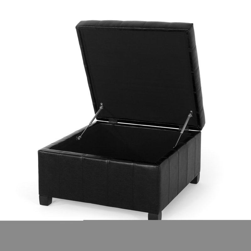Élégant similicuir avec beaucoup d'espace de rangement et boutons - l 30,03 po x H 18 po