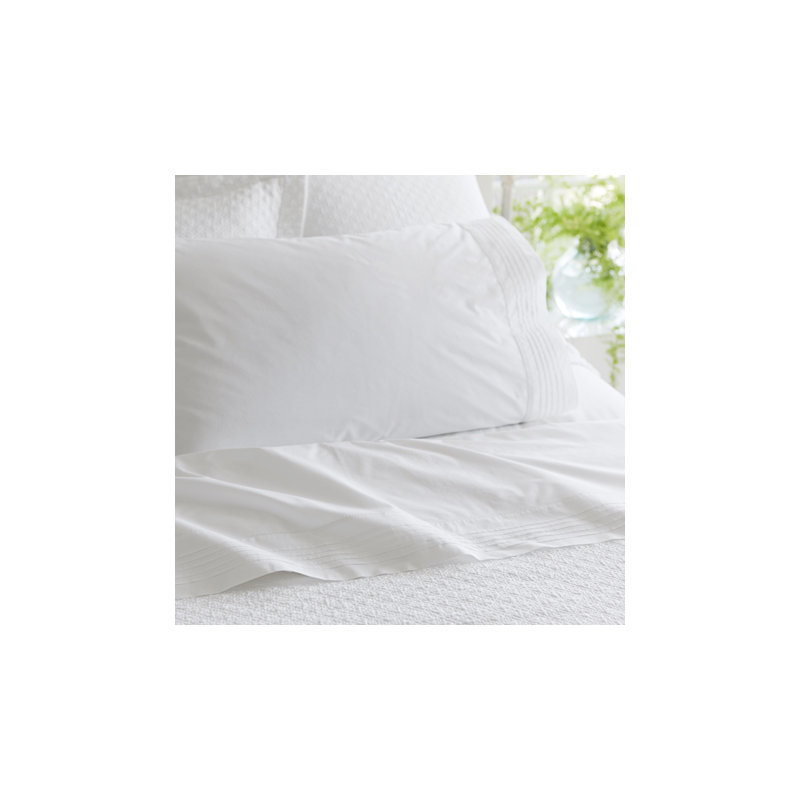 Taura Percale Sheet Set, Twin Sheet Set + 1 Pillowcase