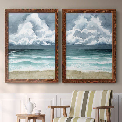 South Beach Storm I-Premium Framed Canvas - Ready To Hang -  Wexford Home, BARN10-S5663-L042SC