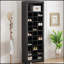 Console stylisée à 30 casiers, armoire à chaussures contemporaine avec plusieurs capacités de rangement, armoire haute autoportante pour le couloir et la chambre à coucher-718018521