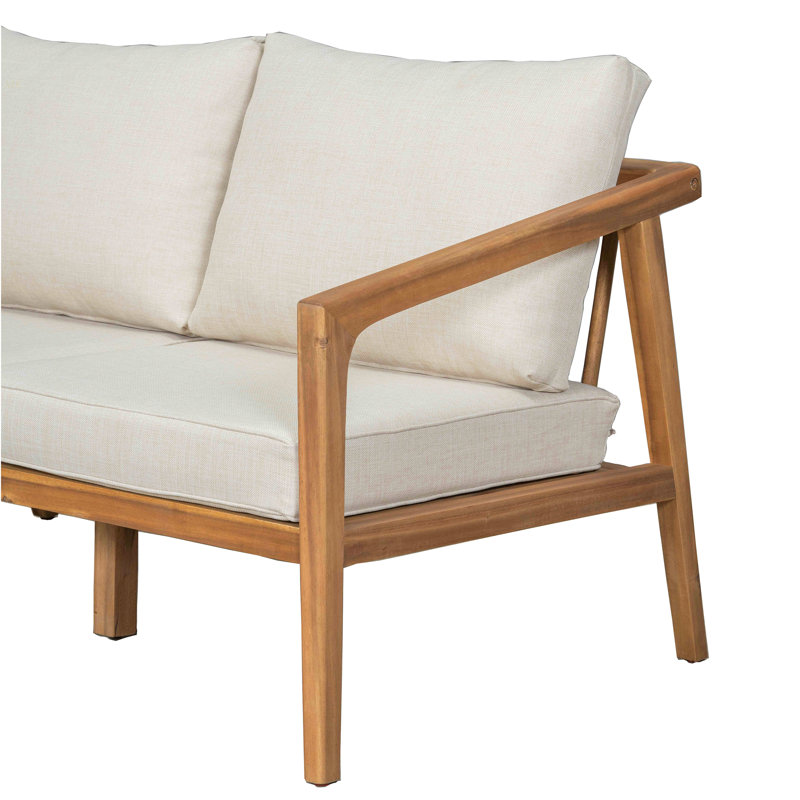 Westin Outdoor Acacia Wood Loveseat